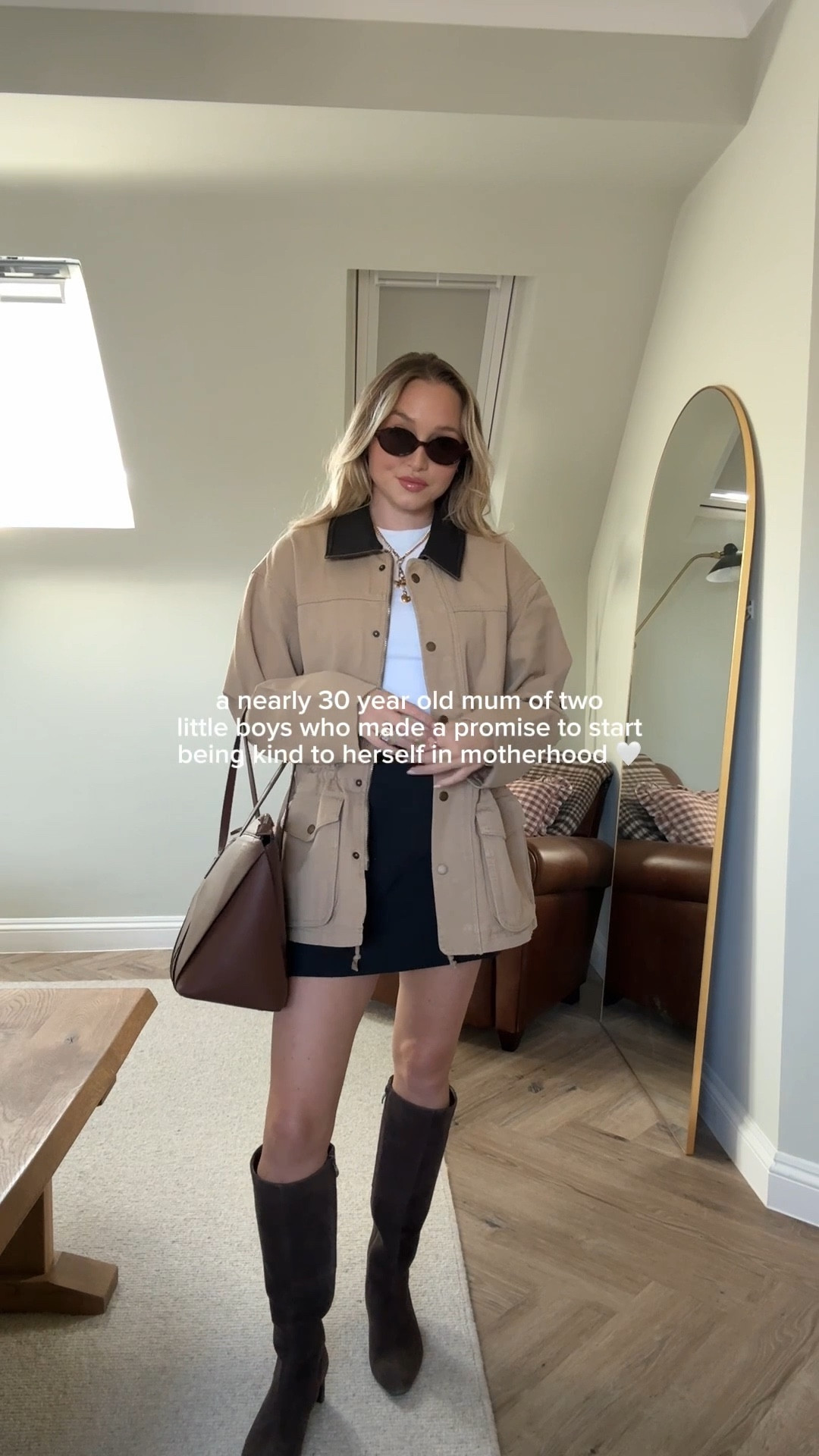 A&F transitional outfit barn jacket and black mini skort, white baby tee, elevated outfits, september style, late summer early autumn style 

#LTKeurope #LTKautumn #LTKuk