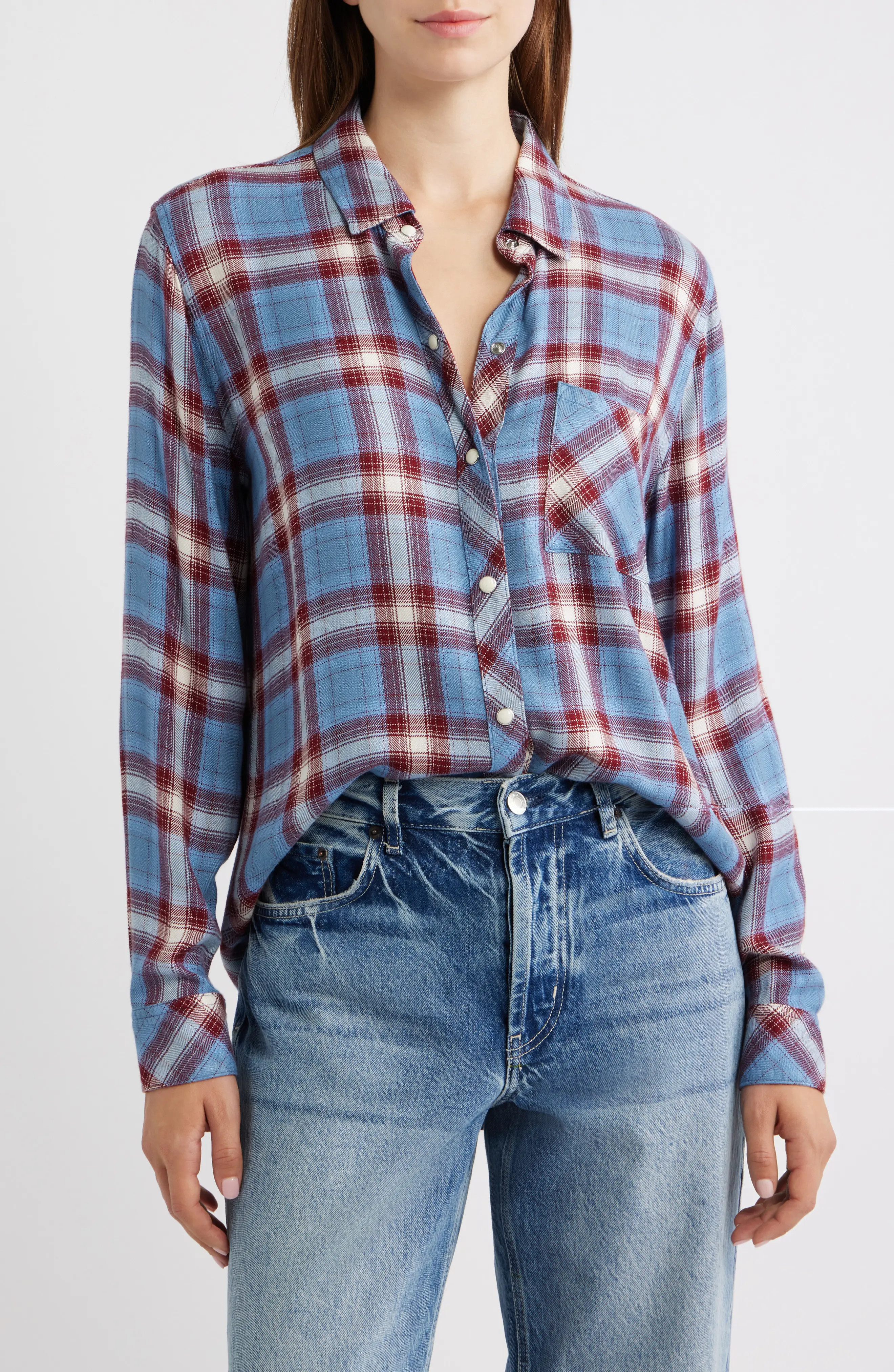 Hunter Plaid Button-Up Shirt (Women) | Nordstrom | Nordstrom