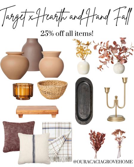 Target x Hearth and Hand is 25% off including the new fall items! My favorite items include the brass candelabra and black wooden bowl! 

#LTKSale #LTKSeasonal #LTKhome