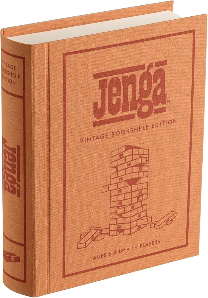 WS Game Company Jenga Vintage Bookshelf Edition | Amazon (US)