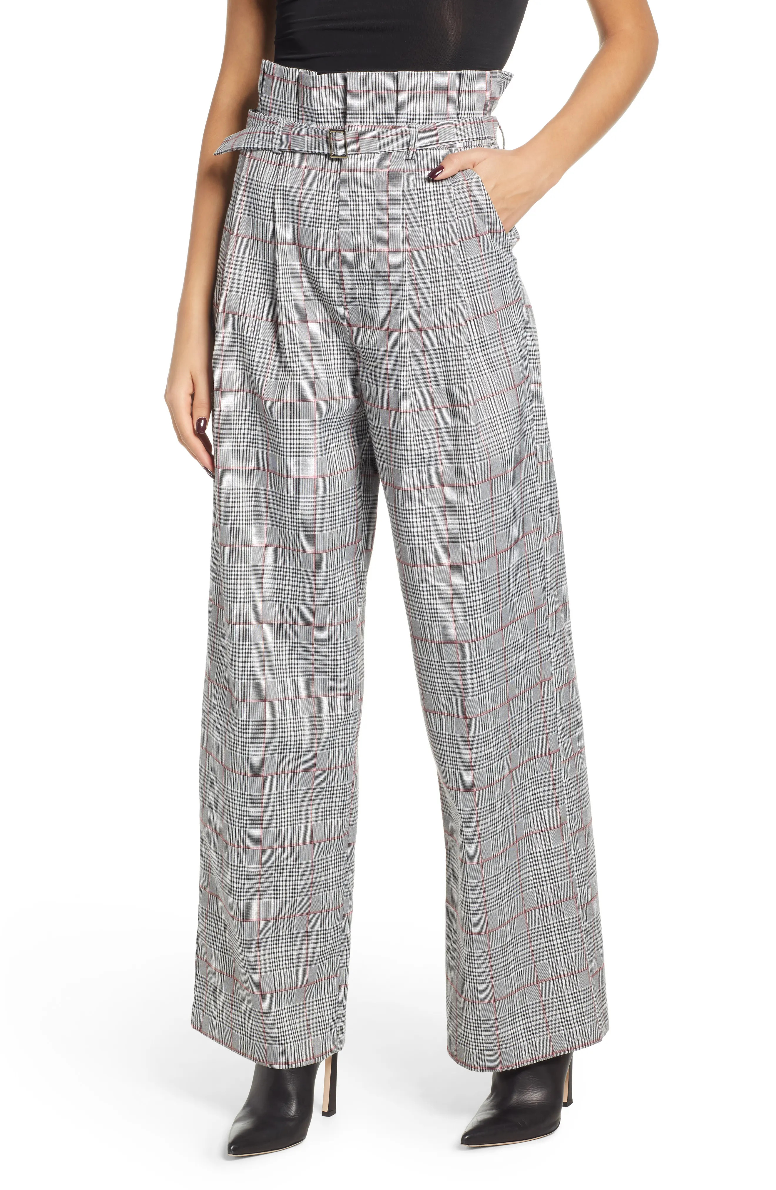 High Waist Plaid Pants | Nordstrom