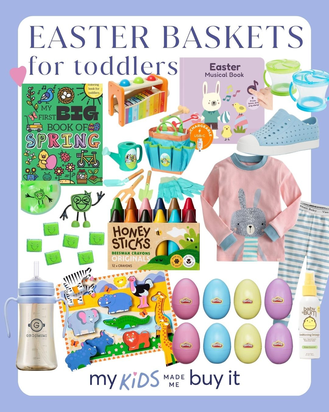 The best toddler Easter basket ideas! From playdoh to musical books, I've found the best and cutest gifts for the holiday.  

 #LTKSpringSale #LTKSeasonal #LTKKids