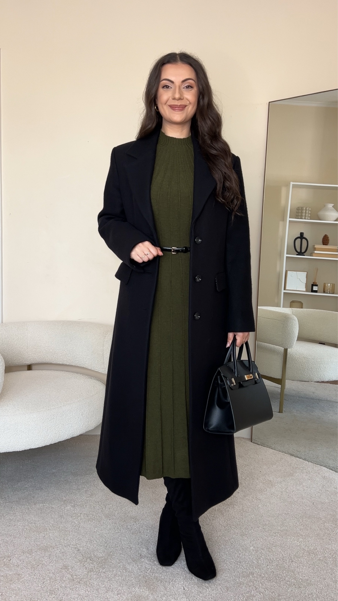 Chic autumn outfit. Dress and coat are both Mango, wearing size S for both. Boots are old M&S, I’ve linked similar. Bag is Totes Luxe.

#LTKstyletip #LTKeurope #LTKautumn