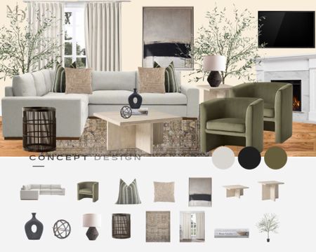 Modern Traditional Concept Design-Living Room

#LTKhome #LTKFind #LTKstyletip