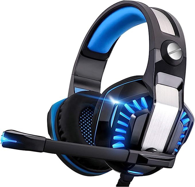 Gaming Headset for Xbox One,PS4,PC,Laptop,Tablet with Mic,Pro Over Ear Headphones,Noise Canceling... | Amazon (US)