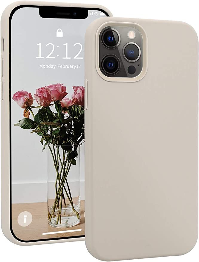 iPhone 12/iPhone 12 Pro Silicone Case, SOH Mingying Full Body Protective Phone Case, Premium Soft... | Amazon (US)
