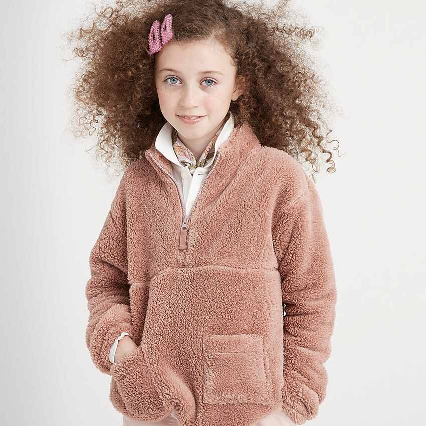 Sherpa half-zip pullover | J. Crew US