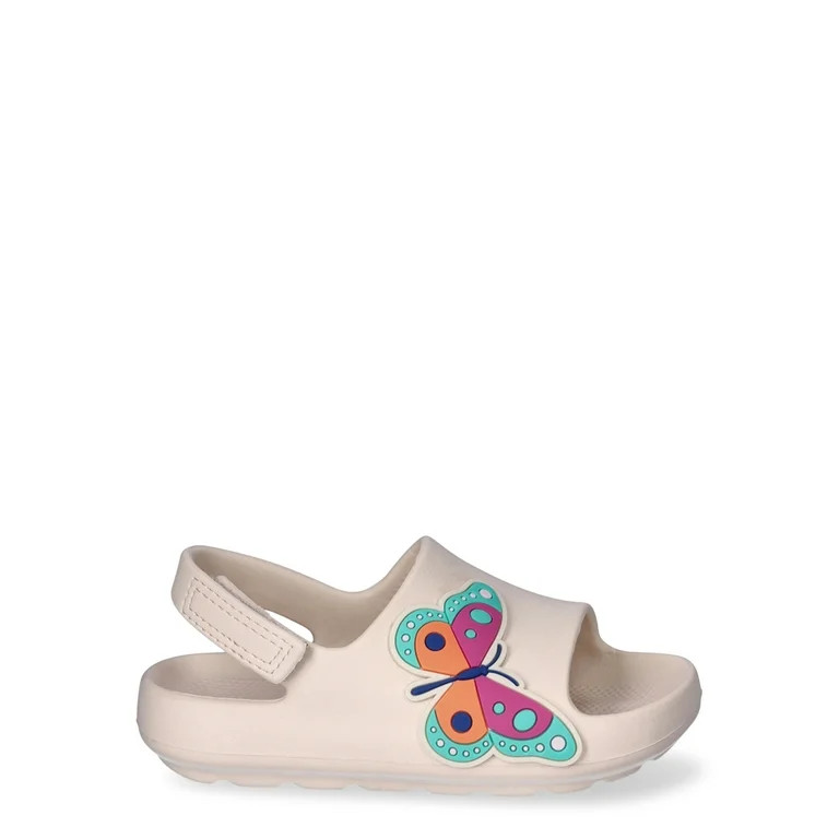 Wonder Nation Toddler Girls EVA Icon Slide Sandals | Walmart (US)