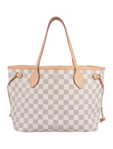 Louis Vuitton Damier Azur Neverfull PM w/ Pouch | The Real Real, Inc.