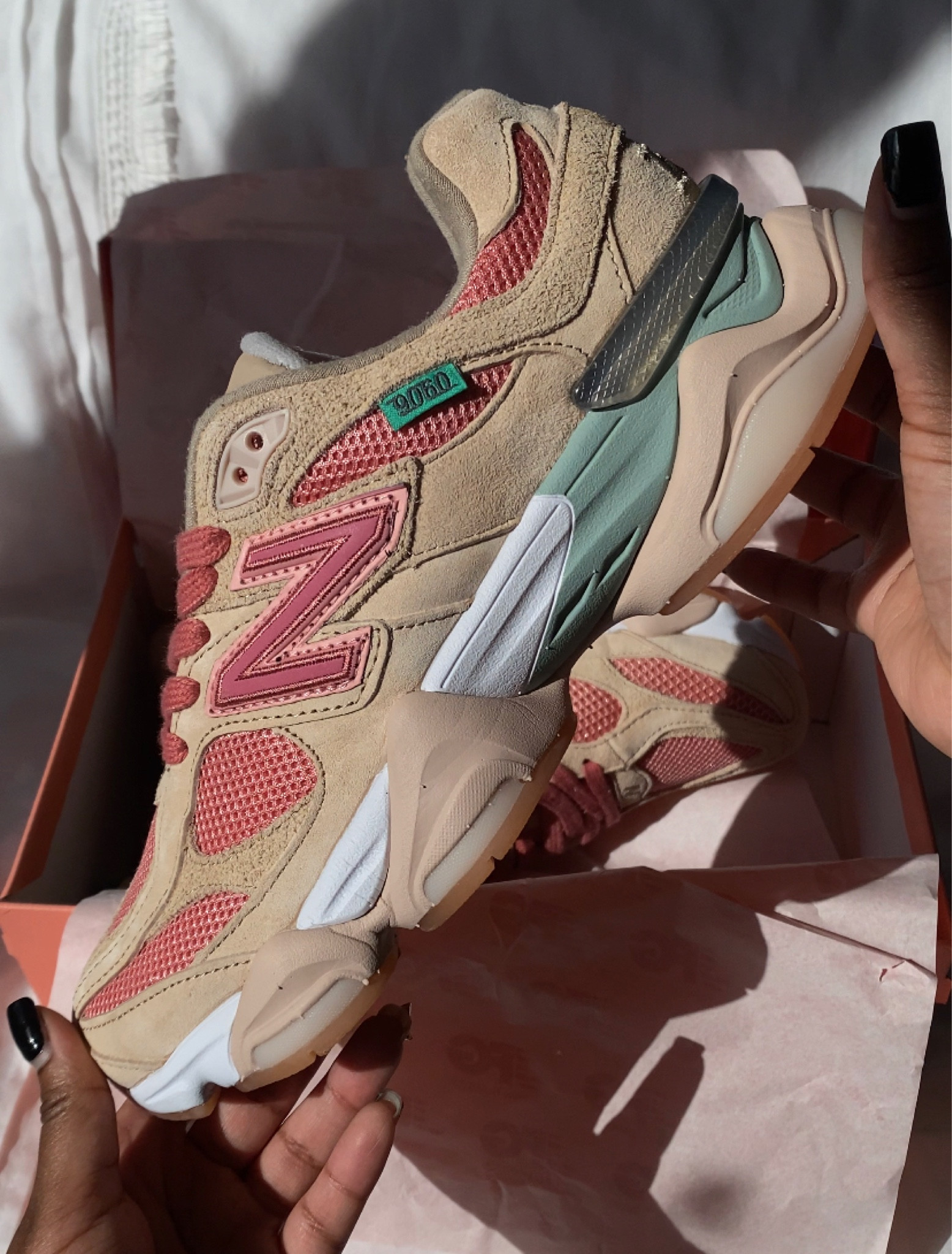 New Balance x Joe Freshgoods 9060 "Inside Voices - Cookie Pink" Trainers | Sneakers | Beige Trainers 

#LTKGiftGuide #LTKFind #LTKshoecrush