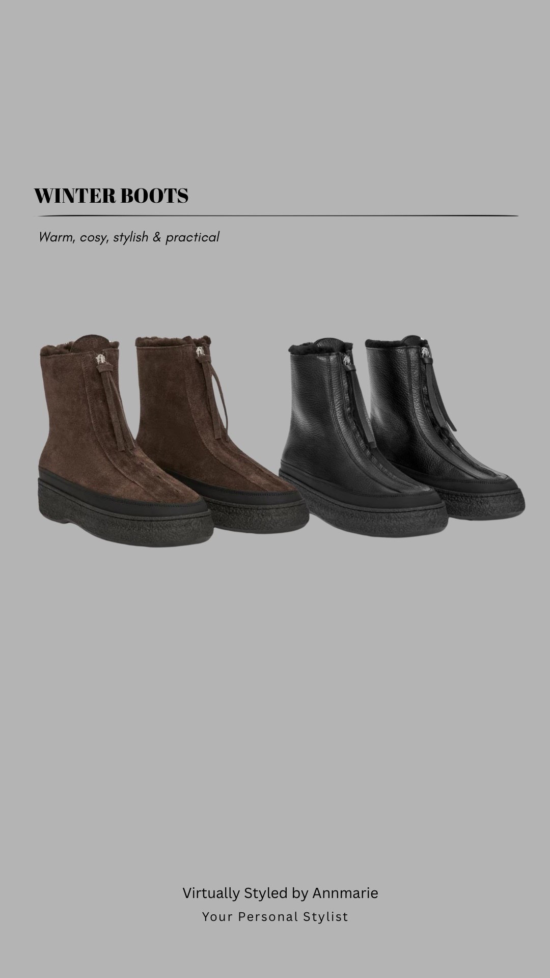 Stylish & practical flat winter boots 

#LTKwinter #LTKshoes