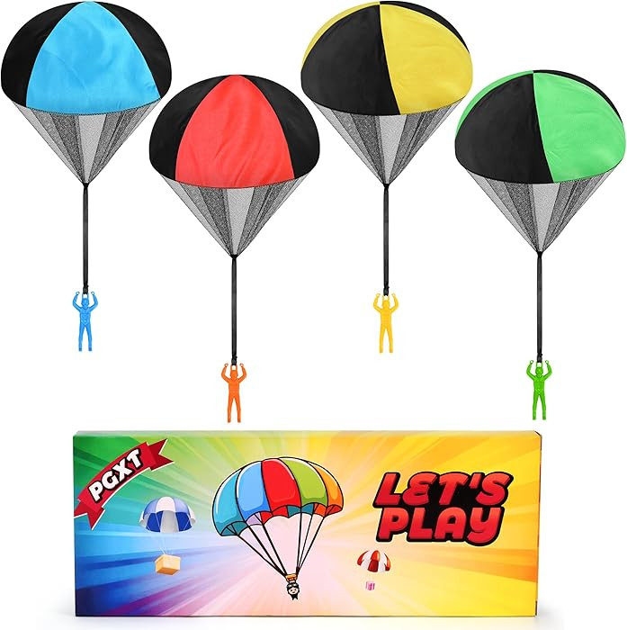 Parachute Toy for Kids, Outdoor Toys Flying Parachute Men, Inside & Outside Toys for or 3 4 5 6 7... | Amazon (US)