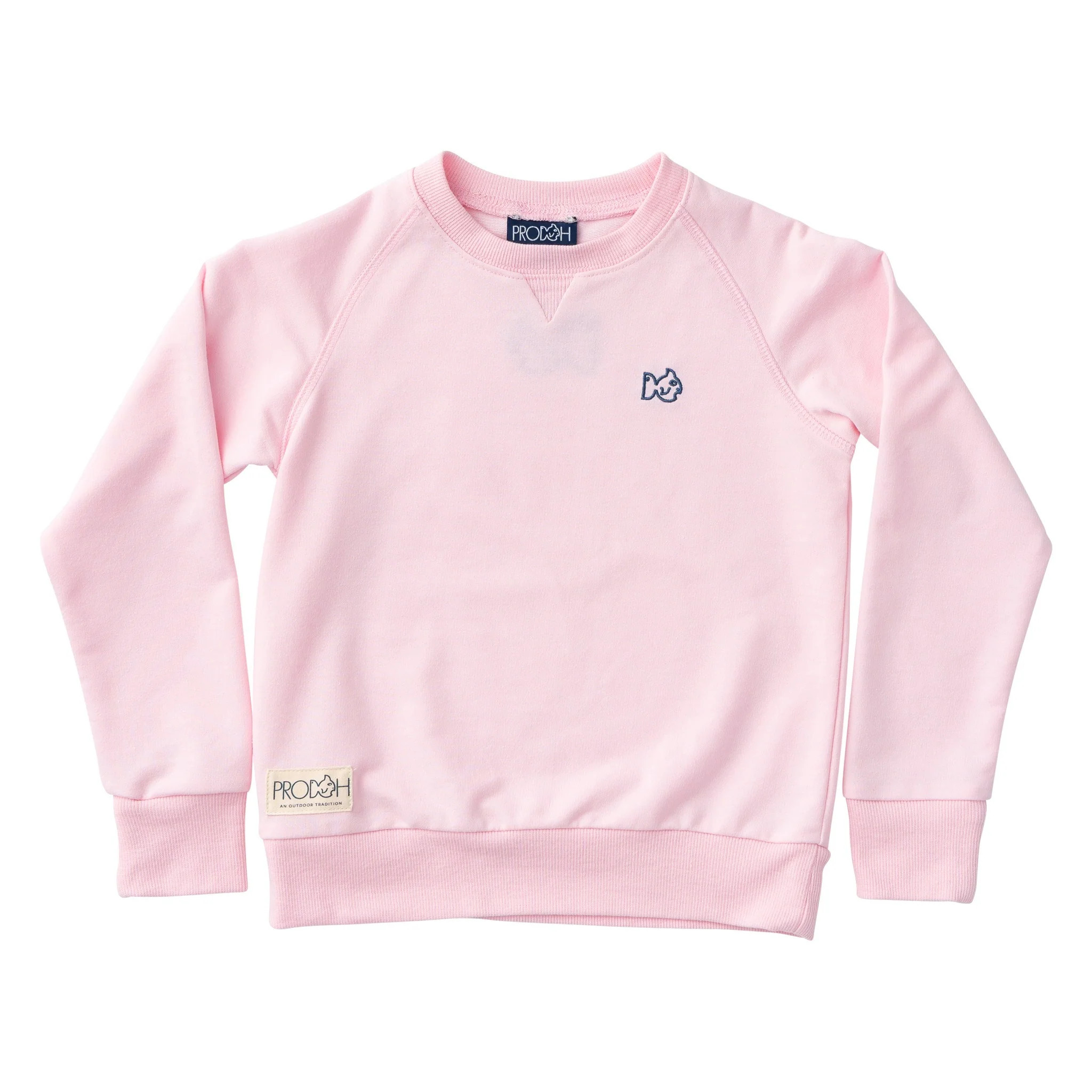 Girls' Crew Control Sweatshirt in Pink Lady | PRODOH