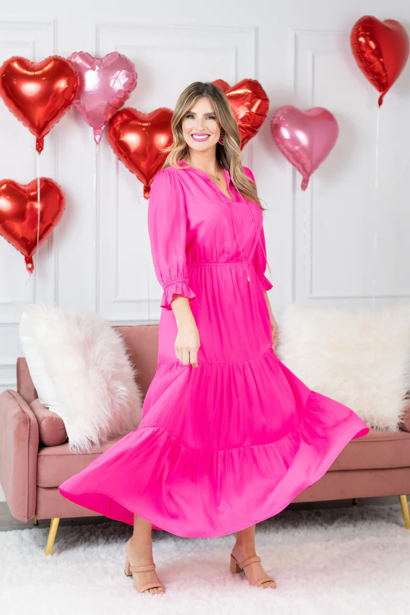 Taylor Dress- Pink | Avara