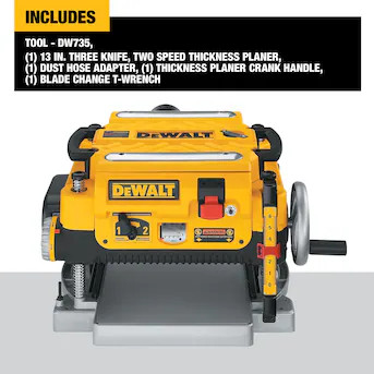DEWALT 13-in W 15-Amp Benchtop Planer | Lowe's