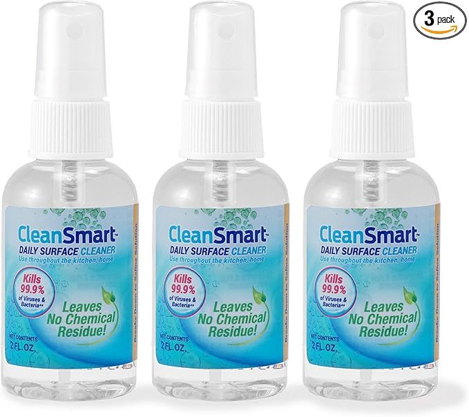 CleanSmart To Go Disinfectant Kills 99.9% of Viruses, TSA-Approved for Safe Travel, 2 oz Bottle (... | Amazon (US)