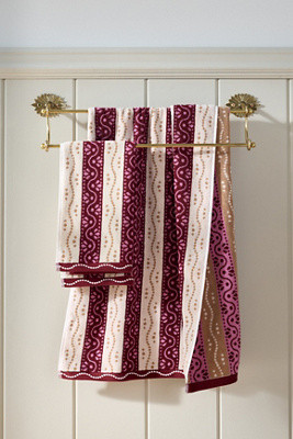 Ivy Cotton Woven Stripe Towel Collection | Anthropologie (US)