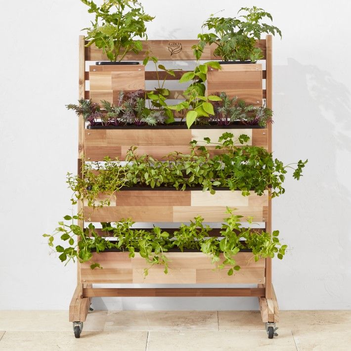 Vertical GRO System, Casters Slate, 32&amp;quot; x 48&amp;quot; | Williams-Sonoma