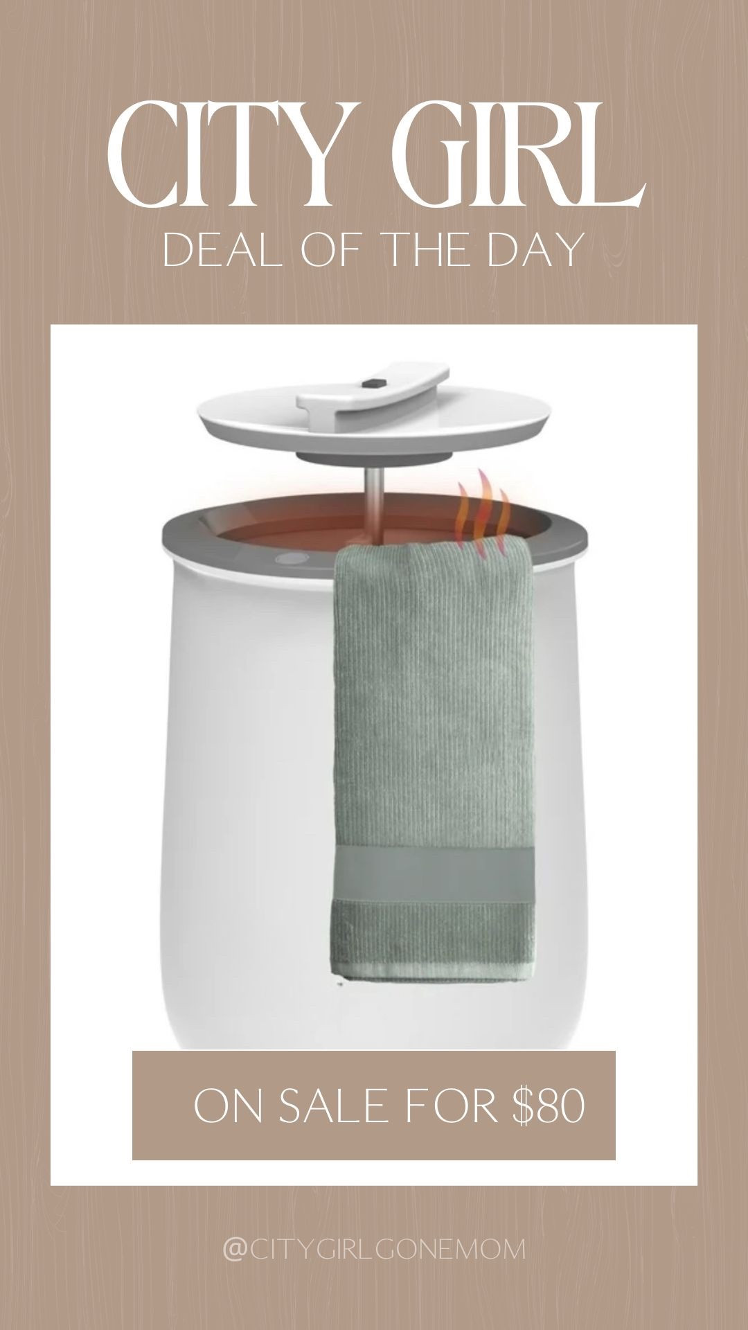 Check out this awesome towel warmer on sals! Makes a great gift too

#LTKFindsUnder100 #LTKmorningroutine #LTKHome