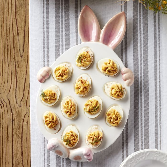 Lakeside Easter Bunny Deviled Eggs Appetizer Serving Platter - Holiday Dish Décor | Target
