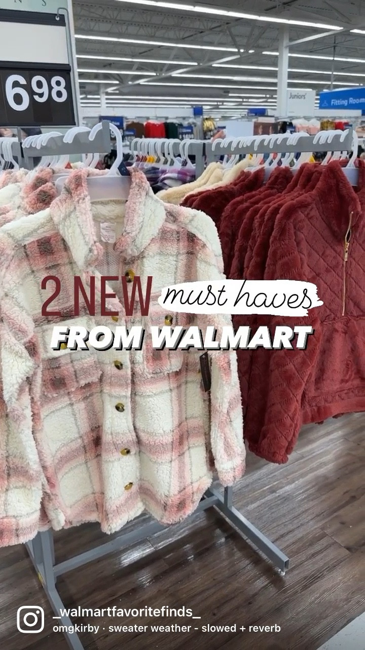 The Sherpa shacket definitely came home with me! Look how cozy it looks🤩 both styles come in multiple colors 






Walmart, Walmart fashion, Walmart style, Walmart finds, new arrivals, fall fashion, faux fur pullover, sherpa Shackets, plaid Shacket, pink shackey,
Shirt Jackson, fall fashion, fall finds , fall style, women’s, time and Tru, no boundaries 

#LTKunder100 #LTKunder50 #LTKstyletip