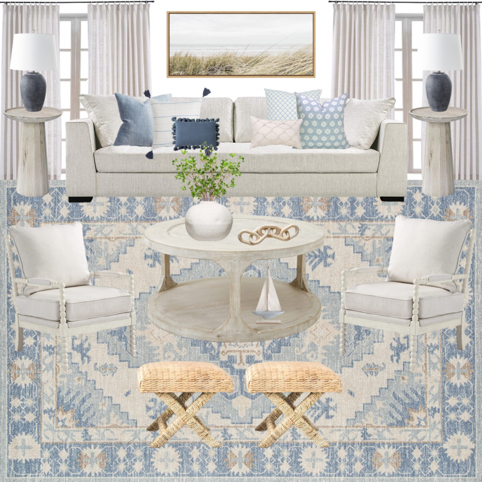 AMAZON COASTAL LIVING ROOM 

#LTKstyletip #LTKhome