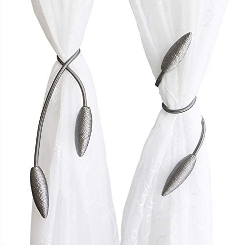 Valea Home 2 Pieces Curtain Tiebacks Clips Creative Window Drape Twist Tie Backs European Style C... | Amazon (US)