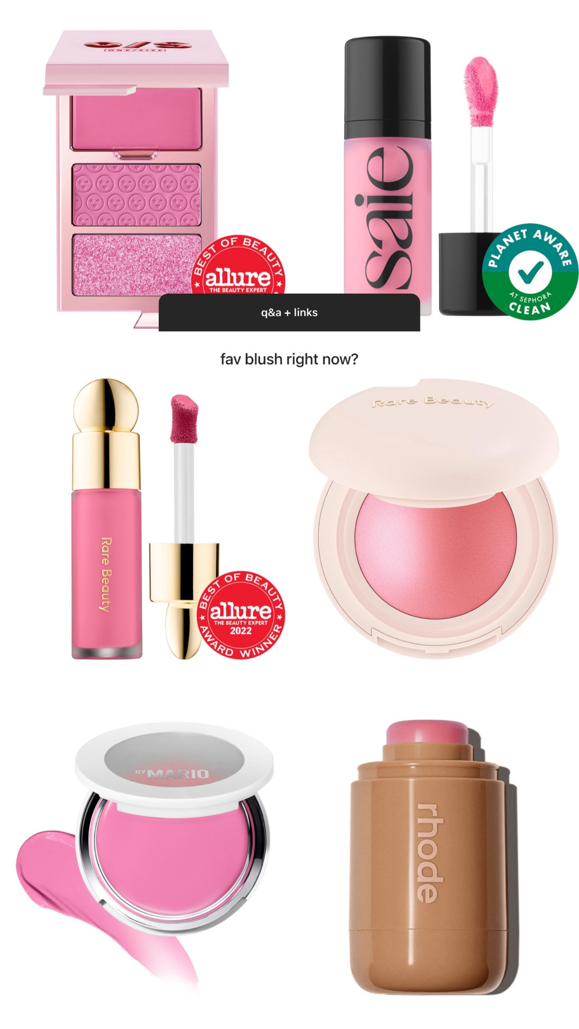 my fave blushes i loveeee pink cool toned shades 💗

#LTKFallSale #LTKBeauty