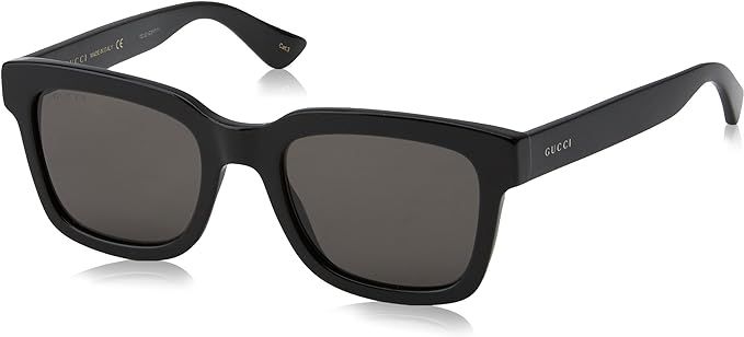 Gucci Fashion Sunglasses, 52/21/145, Black / Smoke / Black | Amazon (US)