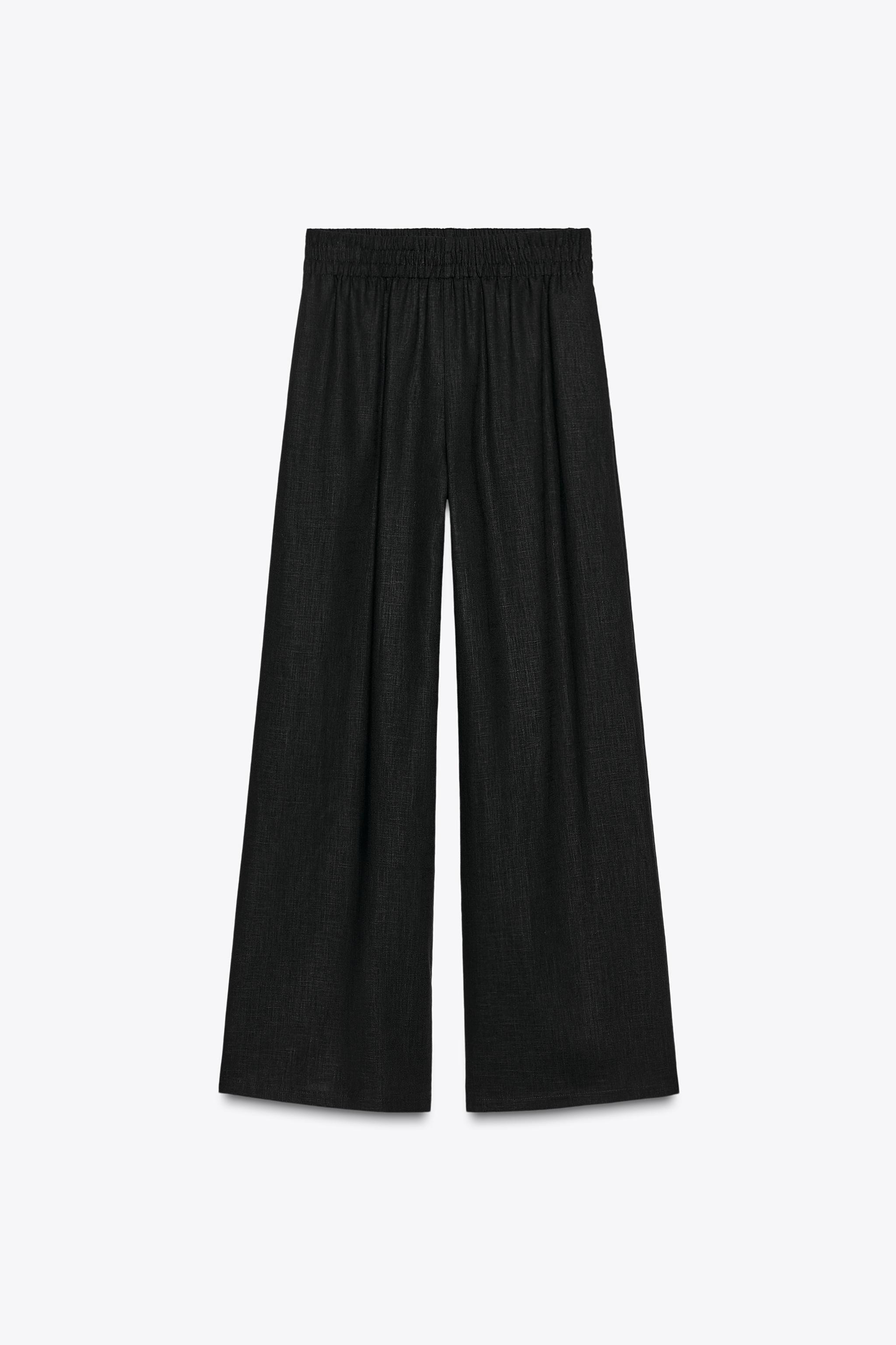 WIDE LINEN PANTS | Zara US
