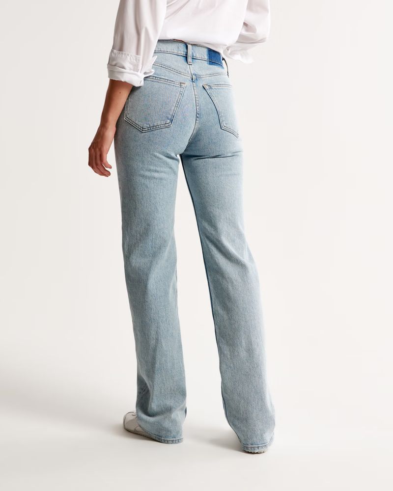 Women's High Rise 90s Relaxed Jean | Women's Bottoms | Abercrombie.com | Abercrombie & Fitch (US)