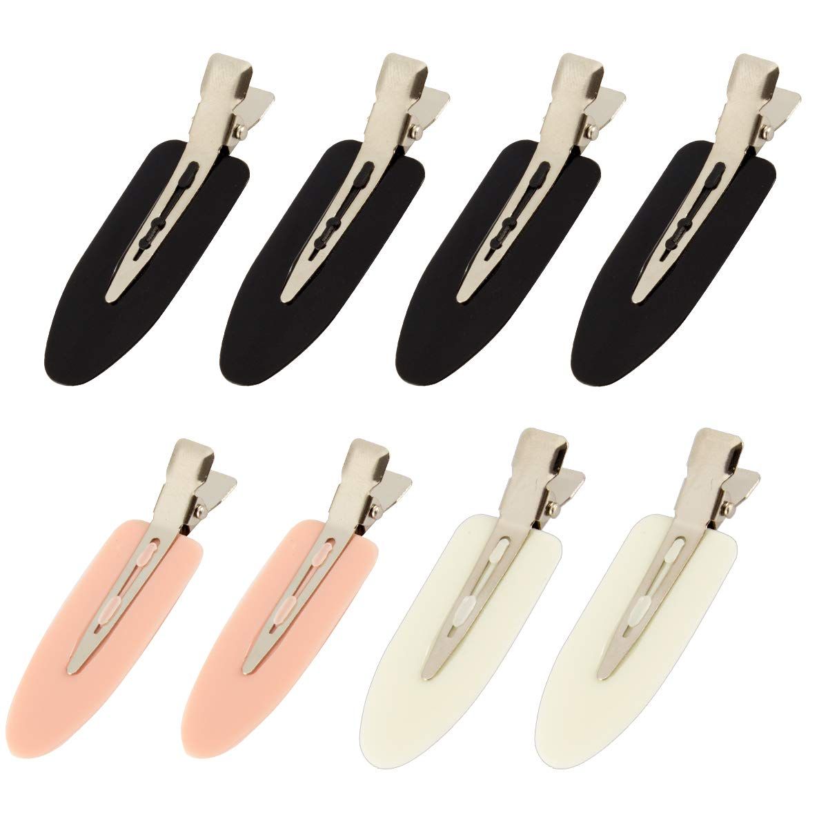 8 Pieces No bend Hair Clips- No Crease Hair Clips Styling Duck Bill Clips No Dent Alligator Hair Bar | Amazon (US)