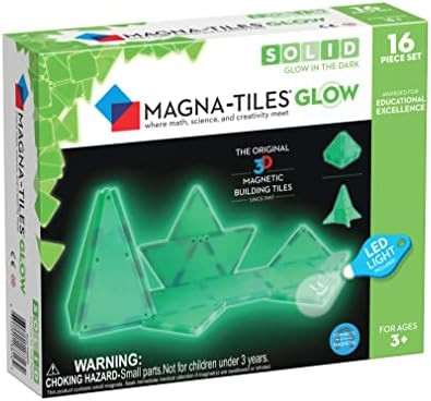 Magna-Tiles Glow In The Dark Set, The Original Magnetic Building Tiles For Creative Open-Ended Pl... | Amazon (US)