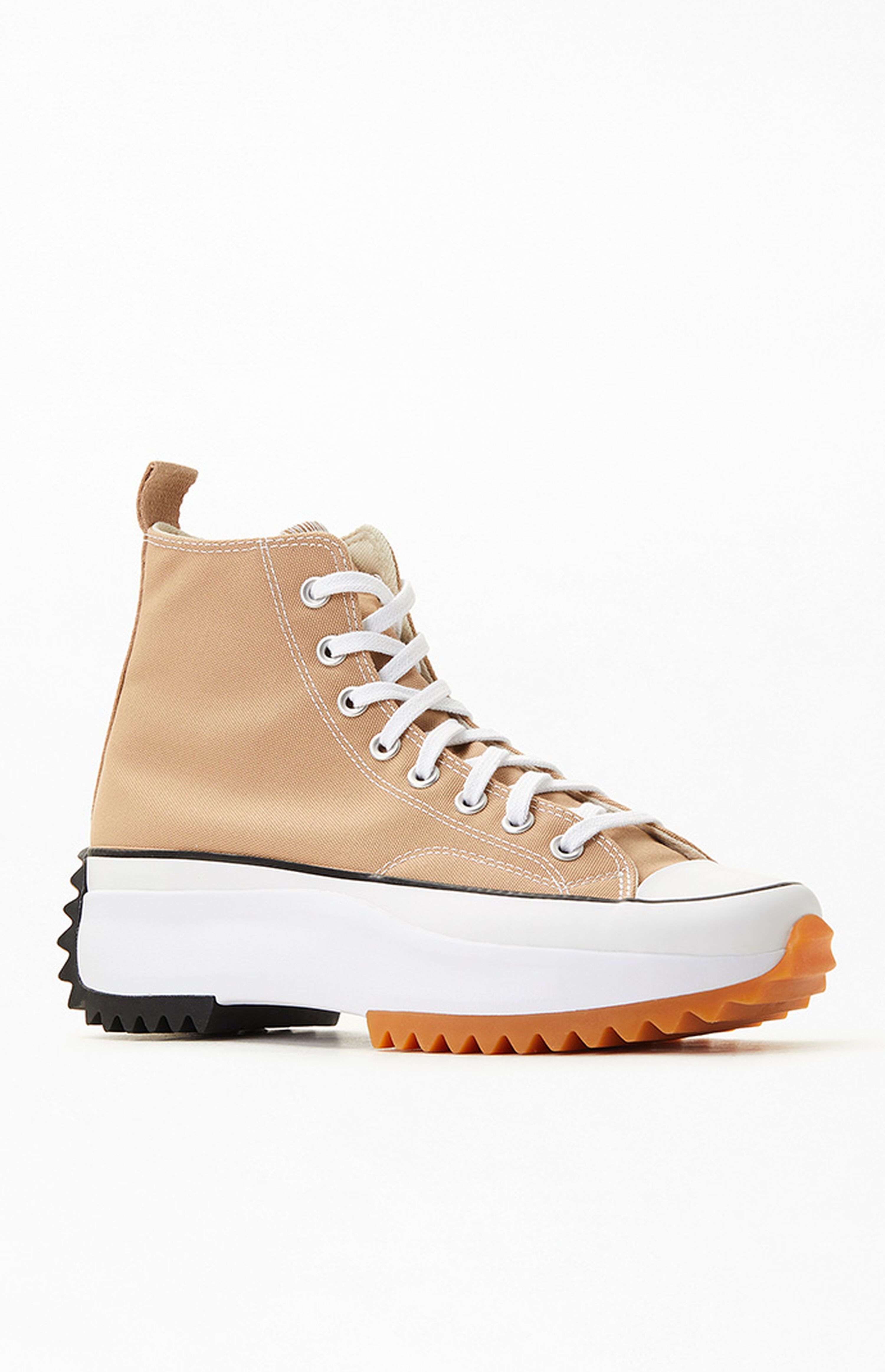 Converse Recycled Beige Run Star Hike Platform High Top Sneakers | PacSun | PacSun