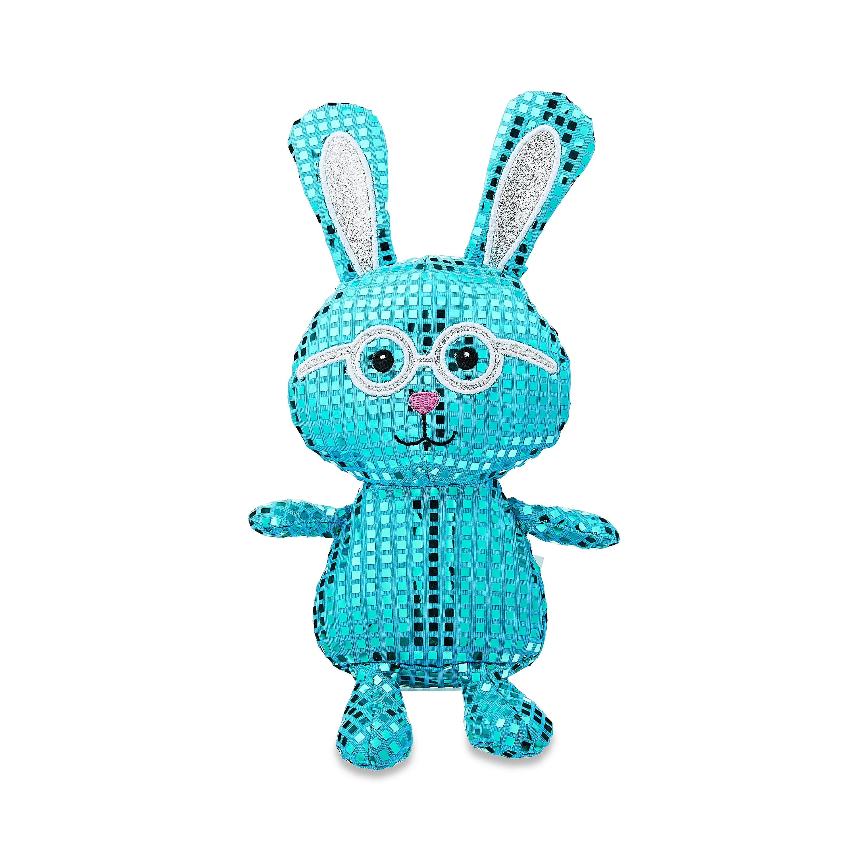 Easter Blue Disco Bunny Plush, 12 in, by Way To Celebrate | Walmart (US)