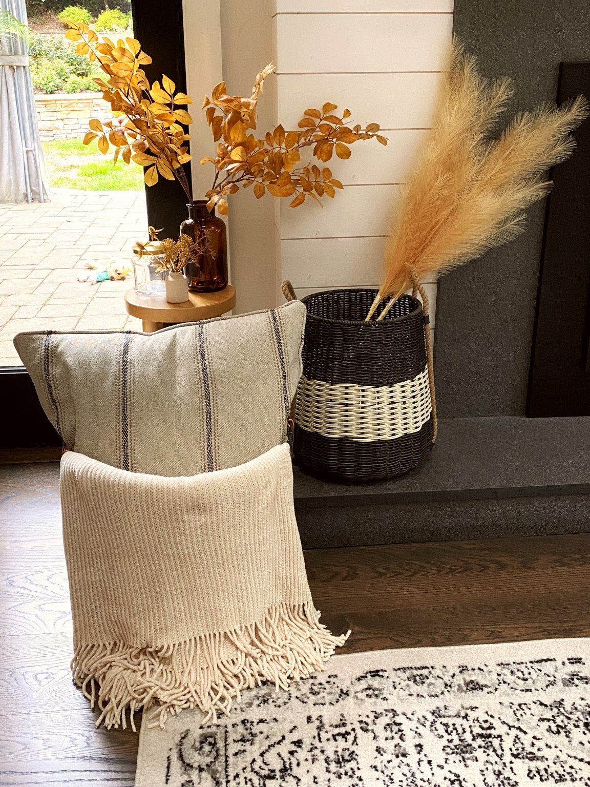 Fall decor, hearth styling, Target home decor, Amazon home decor 