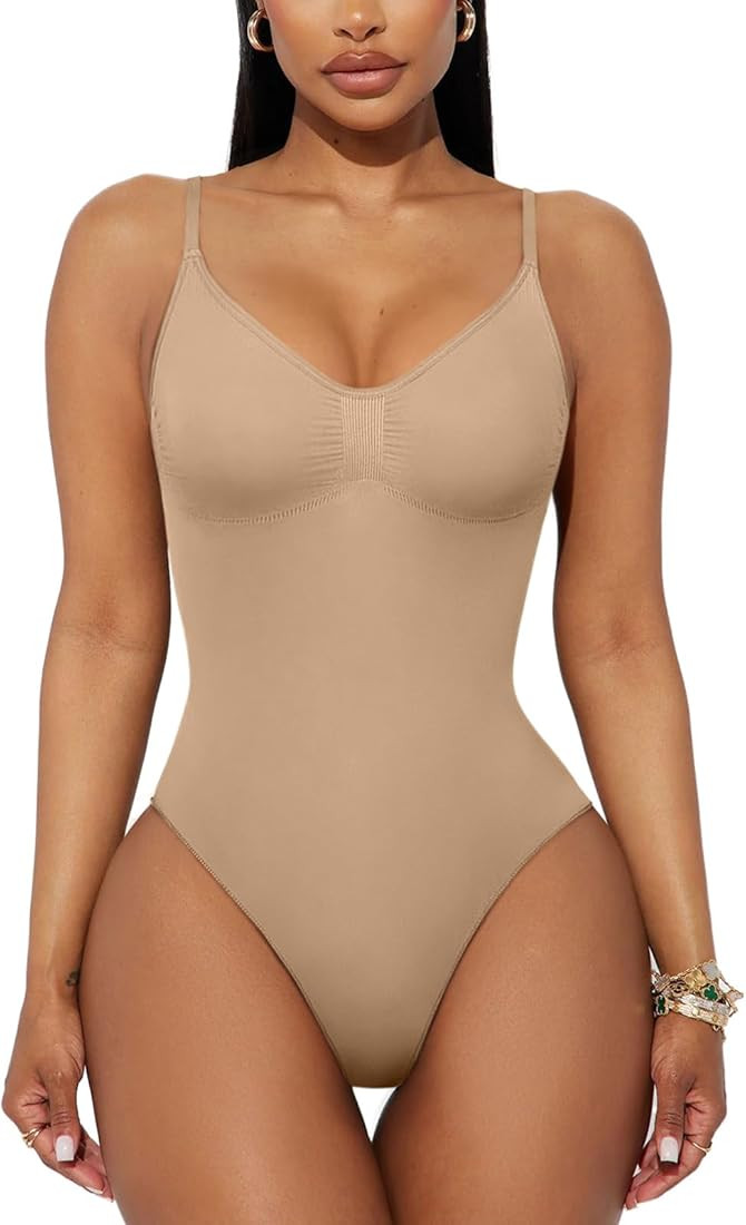 REORIA Shapewear For Women Tummy Control Strong Support Adjustable Strap Seamless Duplicate Bodys... | Amazon (US)