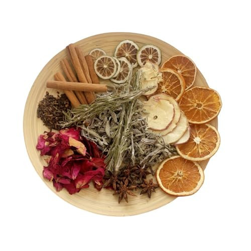 Simmering Potpourri, Simmer Pot Potpourri - Dried Orange Slices, Cinnamon, Cloves, Apple Slice, Rosemary, Apple Slice, Perfect Christmas House Warming Hostess Gift | Amazon (US)