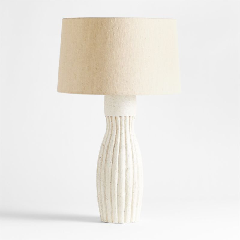 Karina Ivory Table Lamp + Reviews | Crate & Barrel | Crate & Barrel