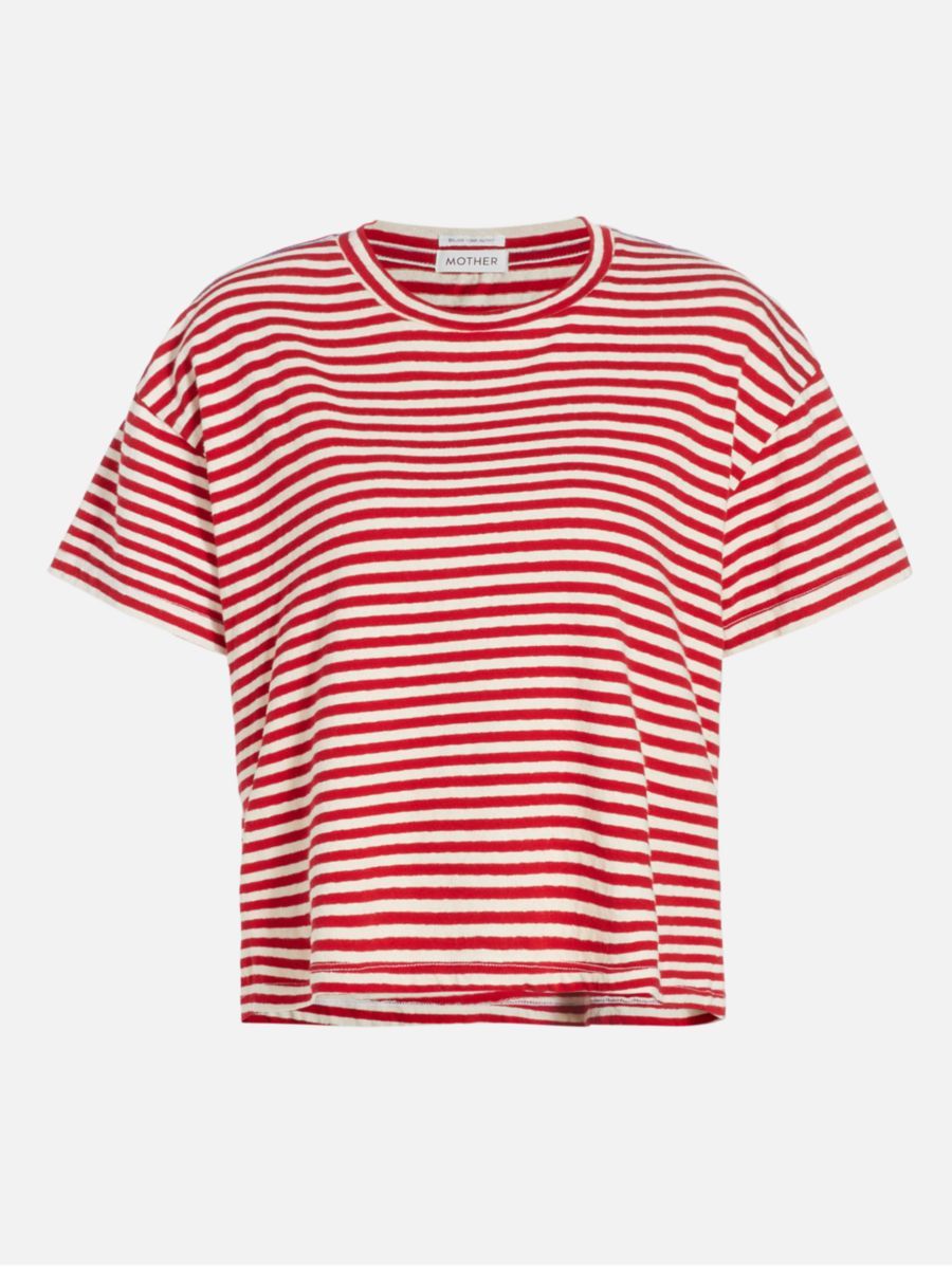 Striped Crop T-Shirt | Saks Fifth Avenue