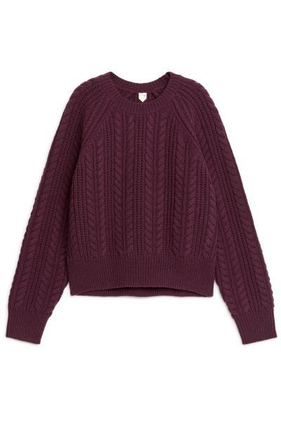 Cable-Knit Wool Jumper | H&M (UK, MY, IN, SG, PH, TW, HK)