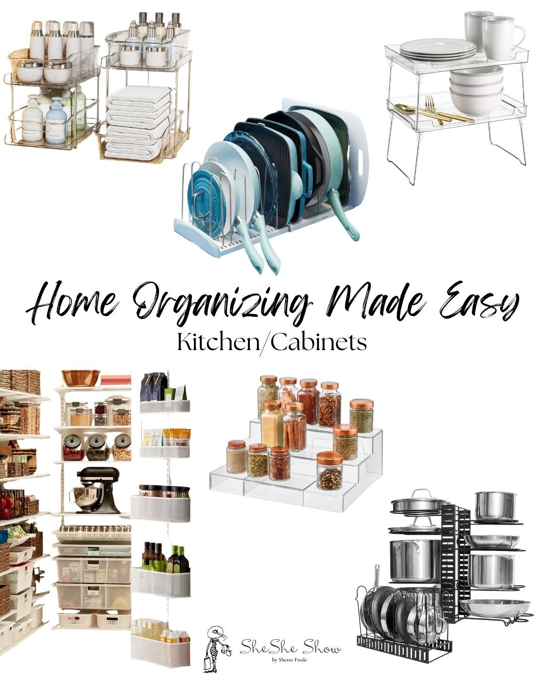  Home organizing SOS. For your kitchen 
Elda rolling cart with drawers 
 MineSign 4Pack Stackable Fridge Drawers Pull-out Storage Bins with Handle Clear Food Container for Refrigerator Plastic Dresser Organizer Fruit&Veggie Keeper for Freezer Cabinet Kitchen Organization
Two tier clear under sink organizer 

Adjustable Pots and Pans Organizer - 8 Tier Versatile Kitchen Pot Rack for Counter and Cabinet 

#LTKHome #LTKdayinmylife #LTKSaleAlert