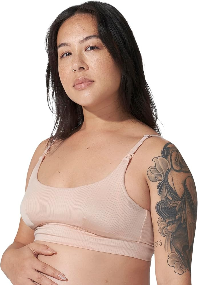 Everything Bra. Wireless Maternity & Nursing Bra for Pregnancy & Breastfeeding. InStyle's Best Ma... | Amazon (US)