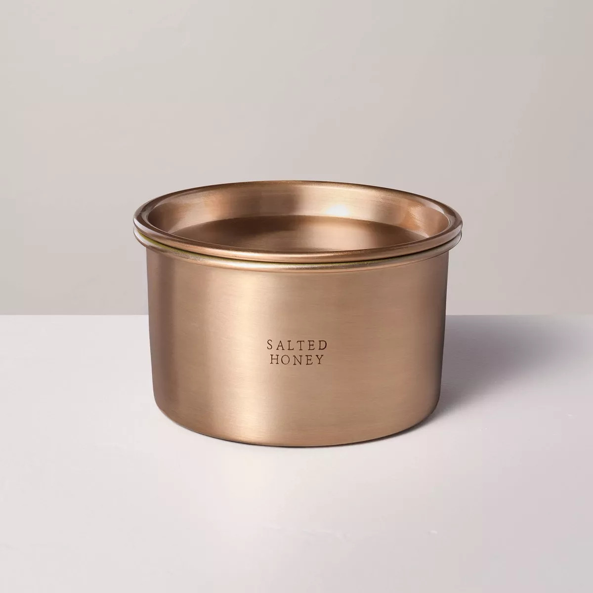 4 Wick Metal Salted Honey Jar Candle 20oz - Hearth & Hand™ with Magnolia | Target