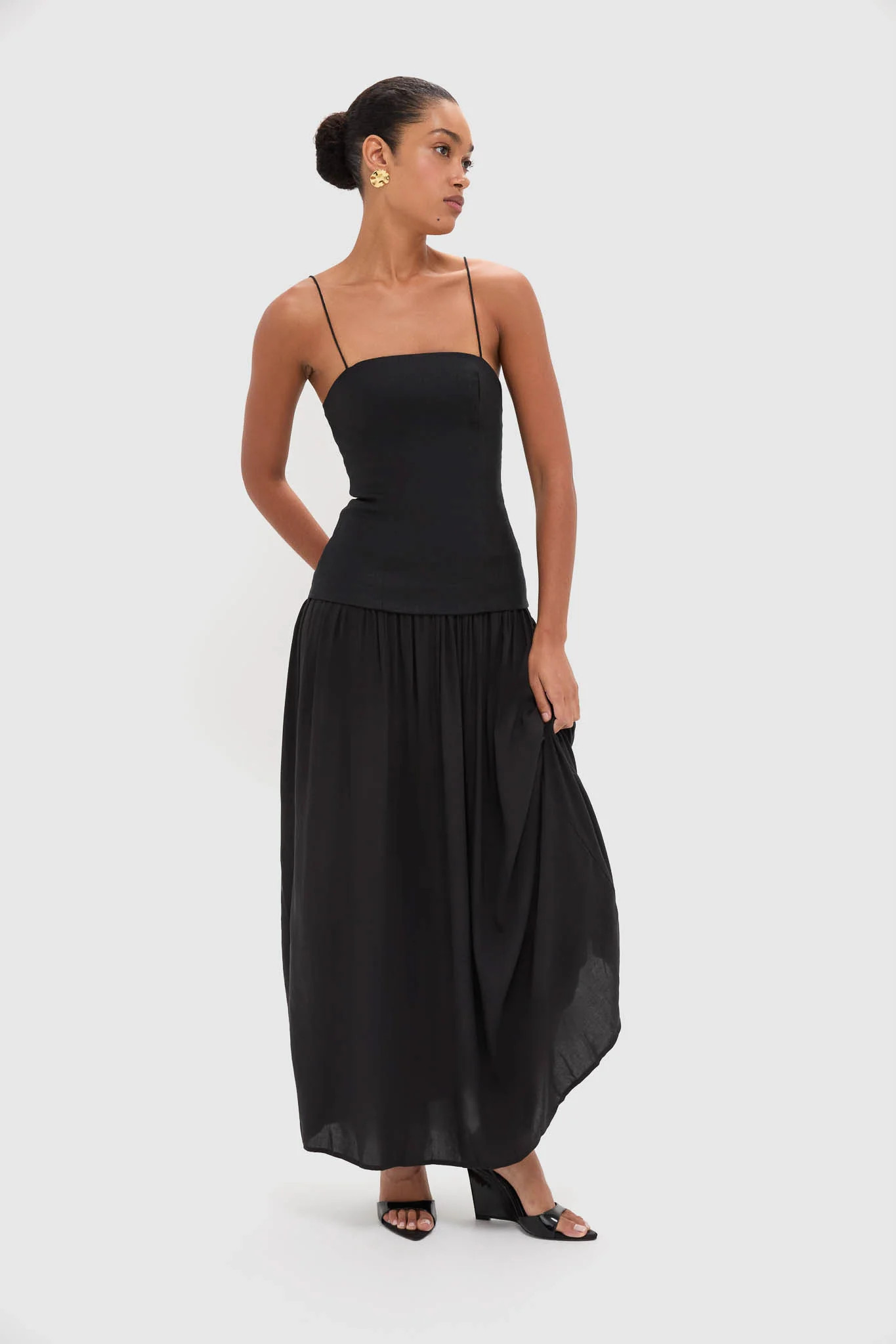 Black Lenise Maxi Dress | Tuckernuck (US)