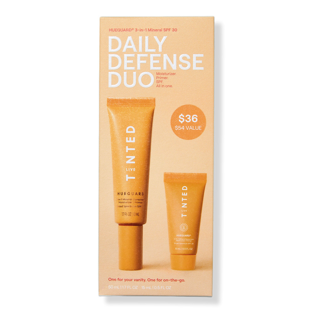 Live Tinted Hueguard 3-in-1 Mineral Sunscreen SPF 30 Daily Defense Duo | Ulta
