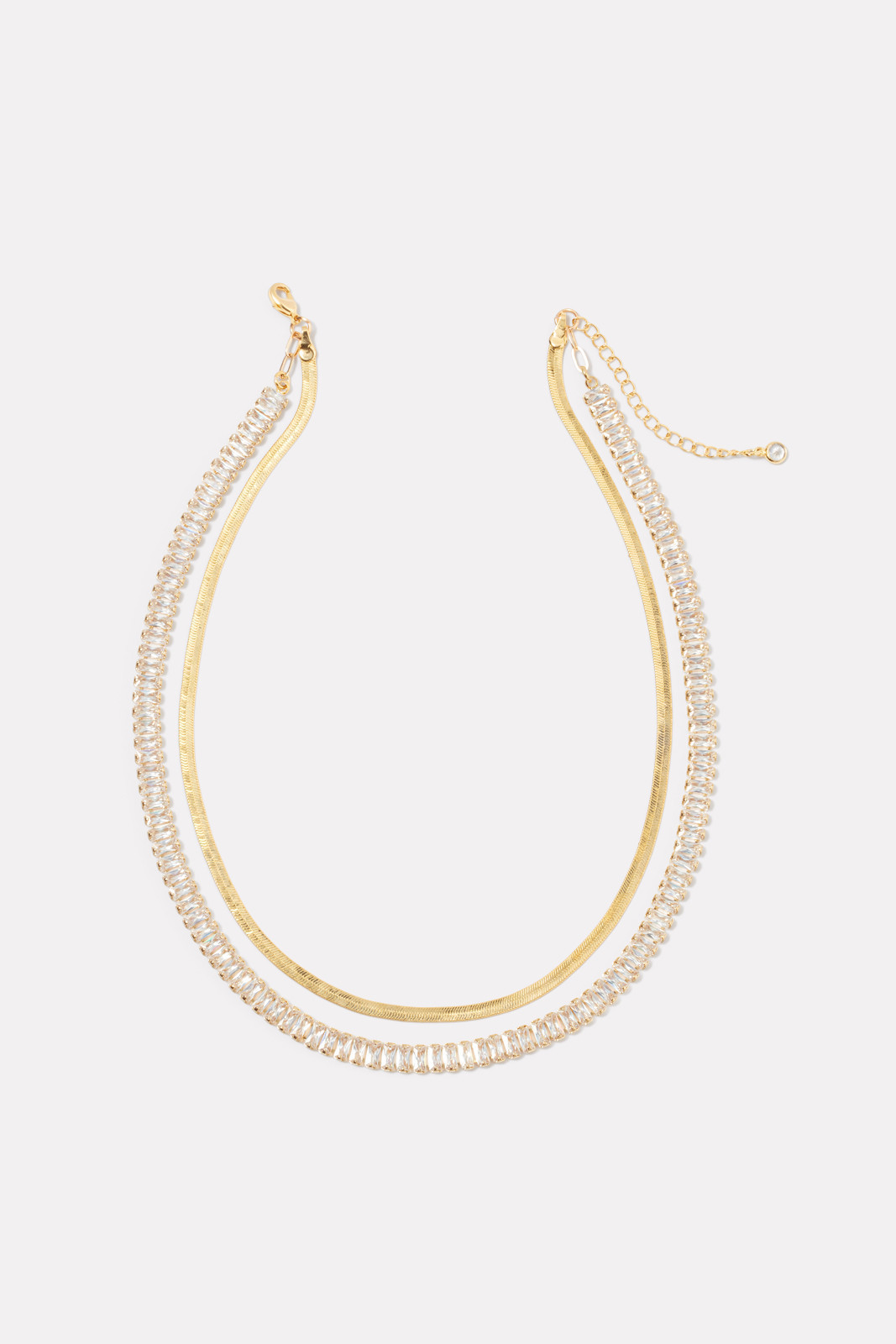 EVEREVE Elenor Crystal and Chain Necklace | EVEREVE | Evereve