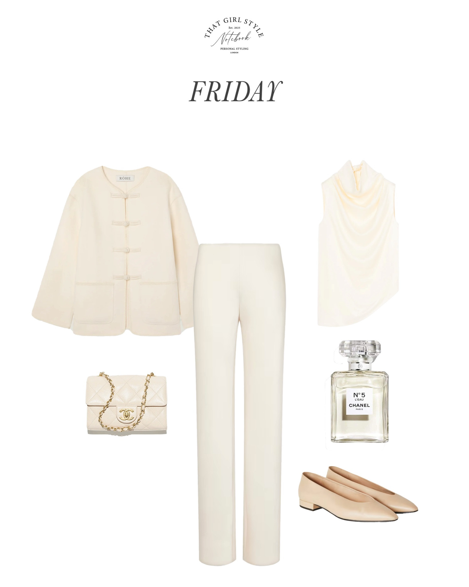 Look 54 | Coat Róhe, Trousers Vince, Top Róhe, Bag Chanel, Shoes Loro Piana 

#LTKluxury #LTKstyletip #LTKautumn