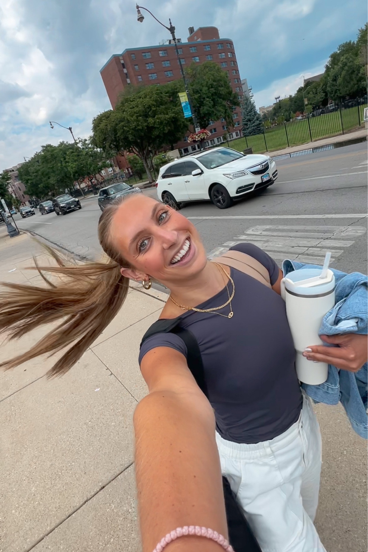 corporate girlie fit ☁️