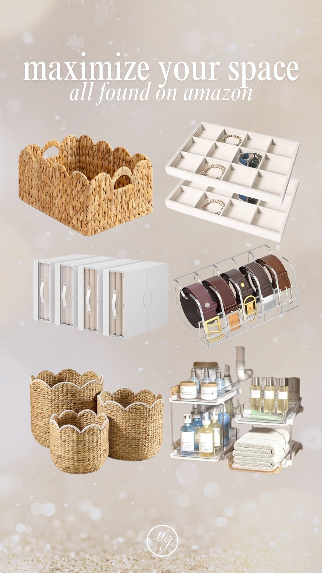 maximize your space, all found on Amazon 

#LTKHome #LTKmomlife #LTKmorningroutine
